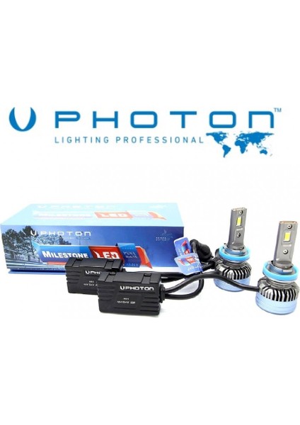 H11 LED Xenon Photon Mılestone KATANA YENİ SERİ Oto Ampulü