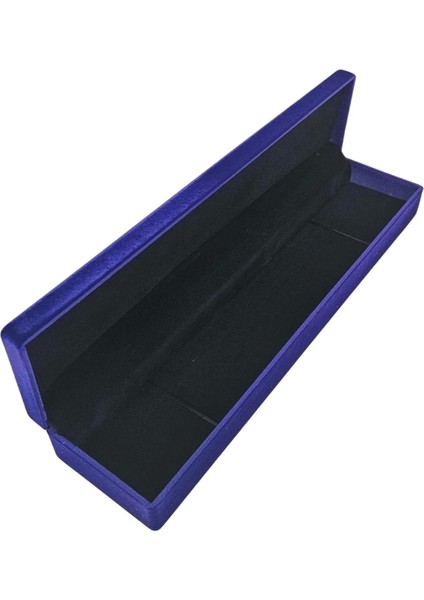 Bileklik & Tesbih ve Kalem Kutusu Geniş Kadife (6 Cm) Lacivert fırsatları