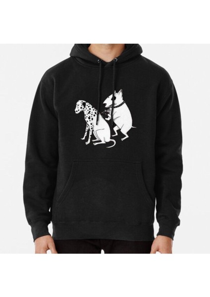 Pittbul Tattooing Dalmatian Baskılı Sweatshirt