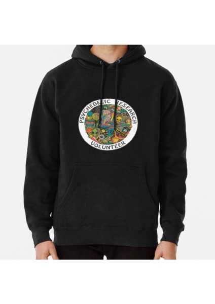 Psychedelic Research Volunteer Baskılı Sweatshirt
