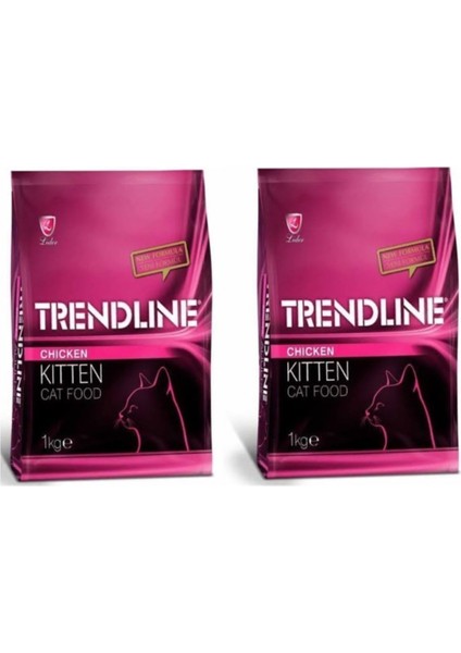 Kitten Tavuklu Yavru Kedi Maması 1 kg * 2 Adet