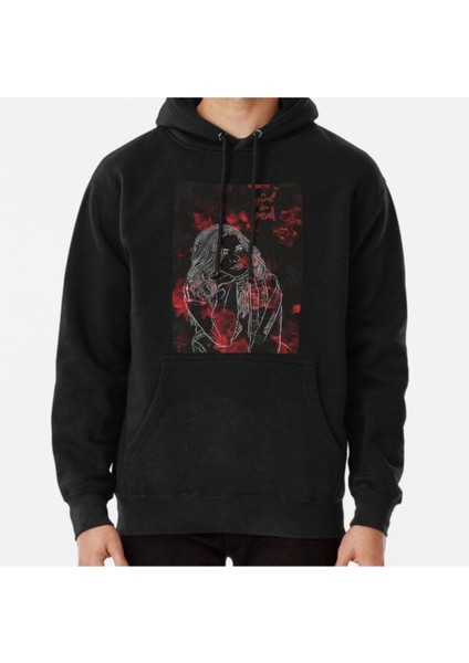 Girl In Red Baskılı Sweatshirt