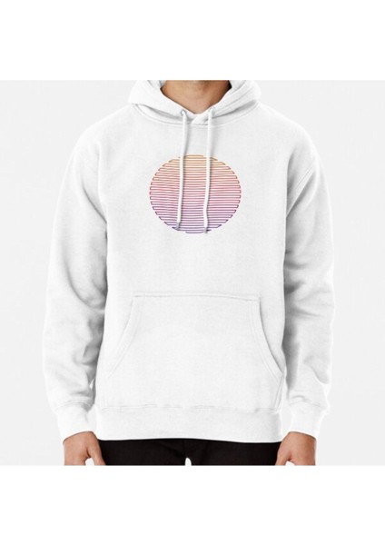 Linear Light Baskılı Sweatshirt