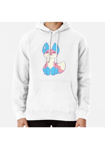 Trans Pride Fox Baskılı Sweatshirt