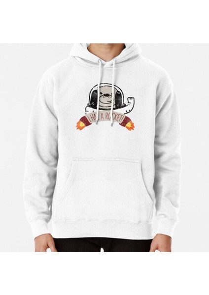 Space Puppy Haz A Rocket! Baskılı Sweatshirt