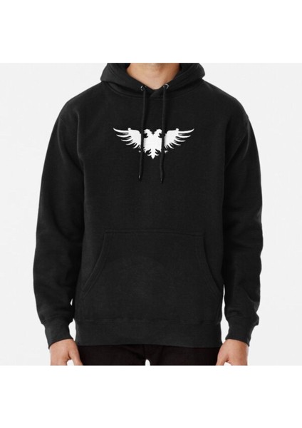 Imperial Symbol Two Headed Eagle Medieval Emblem Wargaming Baskılı Sweatshirt