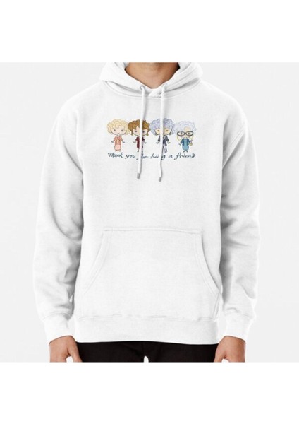 Thank You For Being A Friend Baskılı Sweatshirt