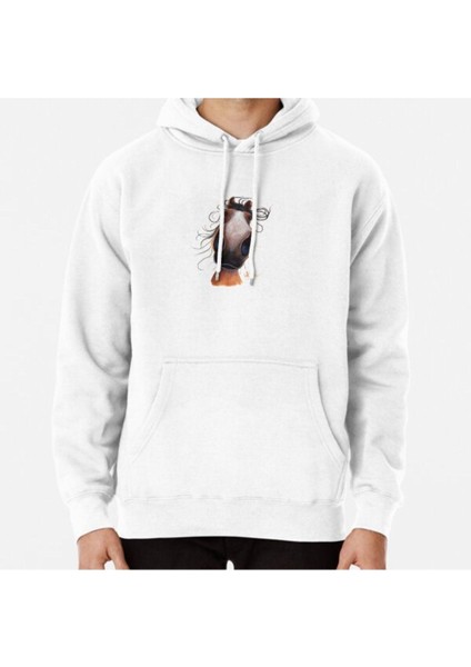 Horse Print 'flash' By Shirley Macarthur Baskılı Sweatshirt