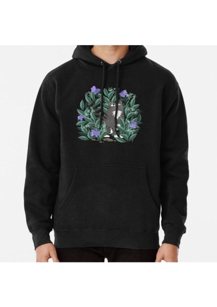 Butterfly Garden (Lavender Butterfly Version) Baskılı Sweatshirt