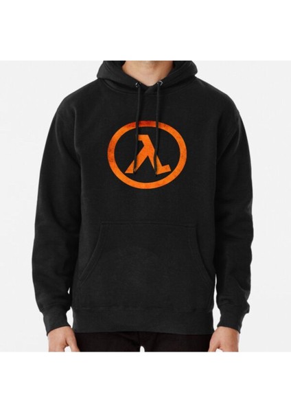 ° Geek ° Half Life Rust Logo Baskılı Sweatshirt