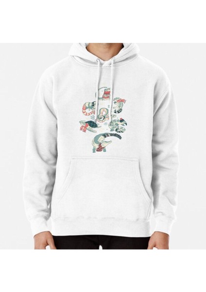 Winter Herps Baskılı Sweatshirt