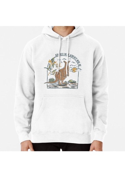 Vintage Style Kangaroo Always Was Always Will Be Baskılı Sweatshirt