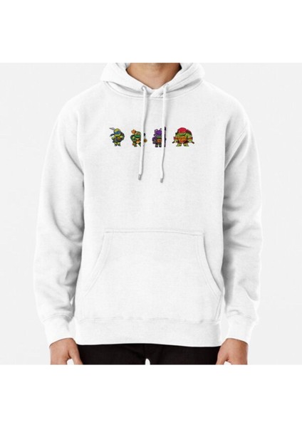 Rottmnt Mini Turtles Baskılı Sweatshirt