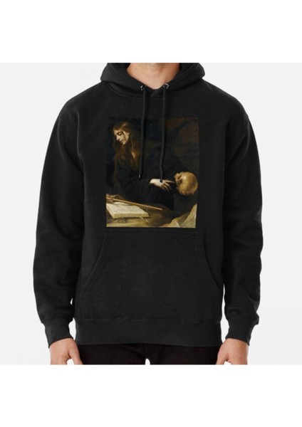 Magdalena By Mateo Cerezo Baskılı Sweatshirt
