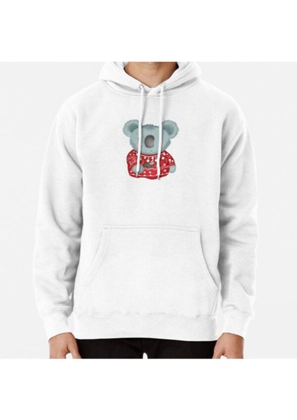 Cute Koala Merry Christmas Baskılı Sweatshirt