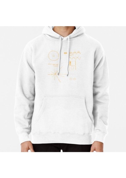Voyager Golden Record Baskılı Sweatshirt