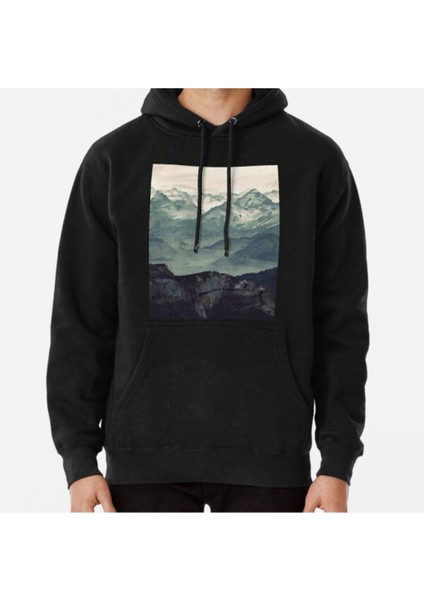 Mountain Fog Baskılı Sweatshirt