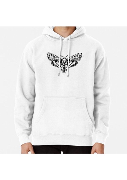 Death's Head Moth Baskılı Sweatshirt