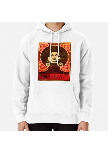 Angela Davis Poster 1971 Baskılı Sweatshirt