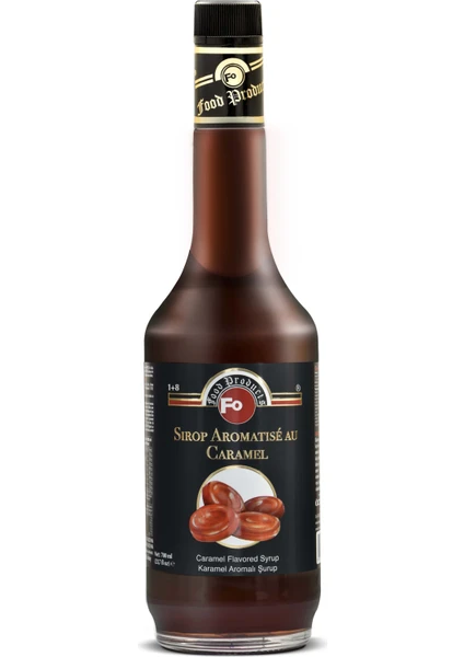 Fo Karamel Aromalı Kokteyl ve Kahve Şurubu 700ml