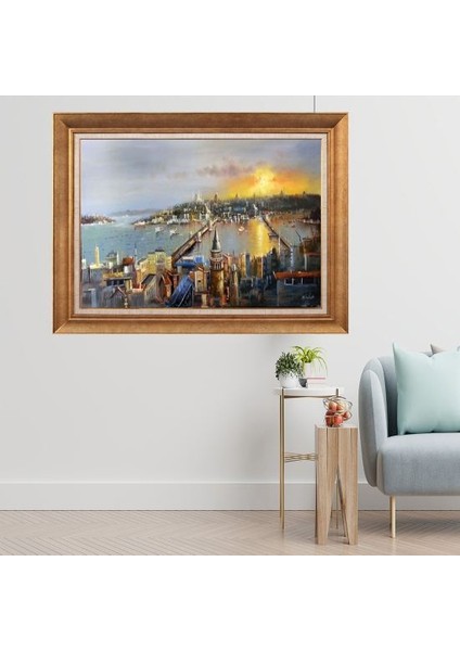 Altın Çerçeveli Paspartulu Tablo A1523