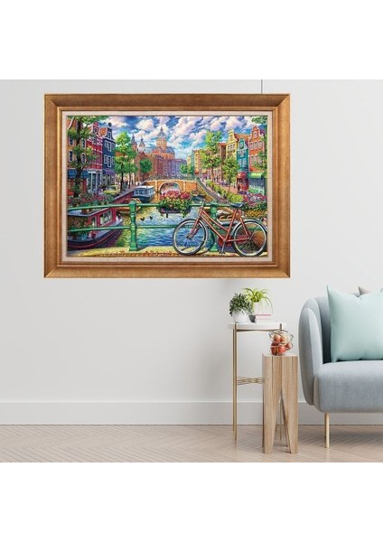 Altın Çerçeveli Paspartulu Tablo A1711