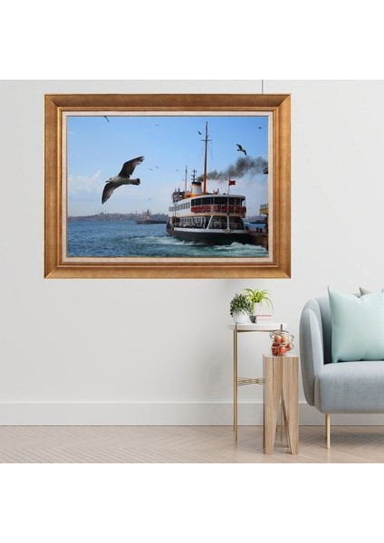 Altın Çerçeveli Paspartulu Tablo A2870