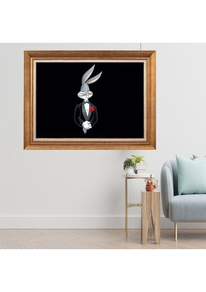 Altın Çerçeveli Paspartulu Tablo A1254