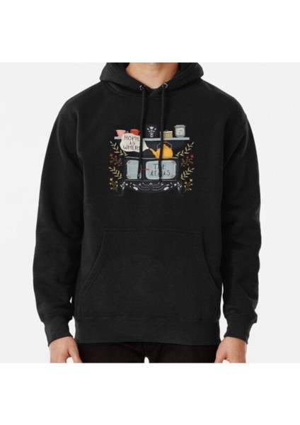 Home Is Where The Tea Is Baskılı Sweatshirt