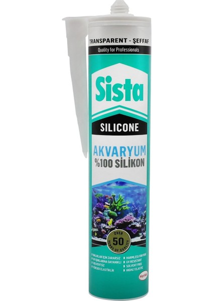 Akvaryum Silikonu Şeffaf 280 ml
