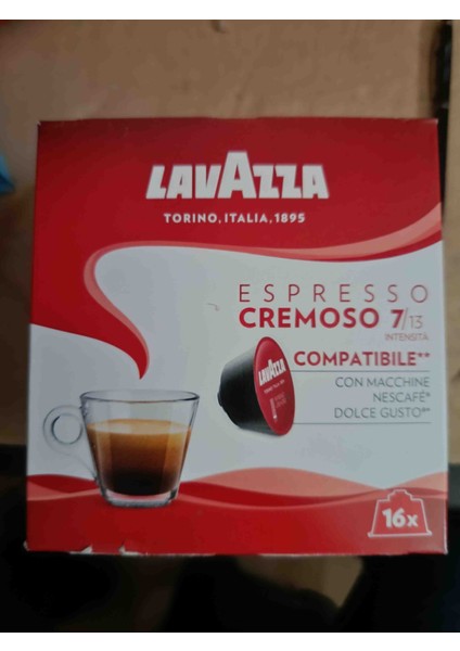 Nescafe Dolce Gusto Makinesi Için Lavazza Espresso Cremoso