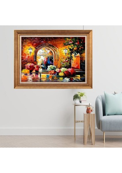 Altın Çerçeveli Paspartulu Tablo A2255