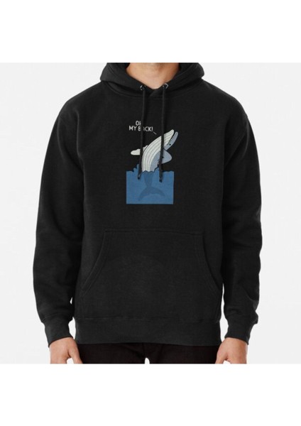 Bad Back Whale Baskılı Sweatshirt
