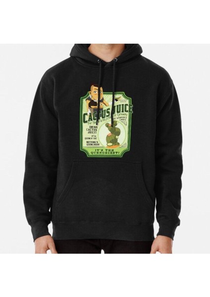 Drink Cactus Juice Baskılı Sweatshirt