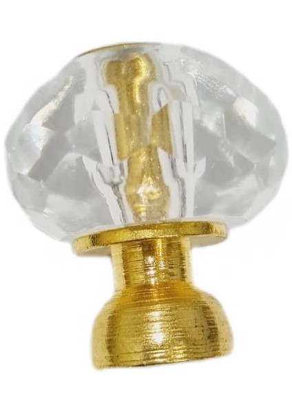Kristal Kulp Gold Ayak 30 mm Kulp ( 5 Adet )