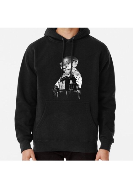 Alfred Hitchcock Collage Baskılı Sweatshirt