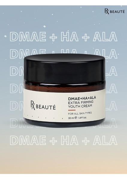 RX Beaute Dmae + Ha + Ala Extra Firming Youth Sıkılaşma Lifting Etkili Gece Kremi