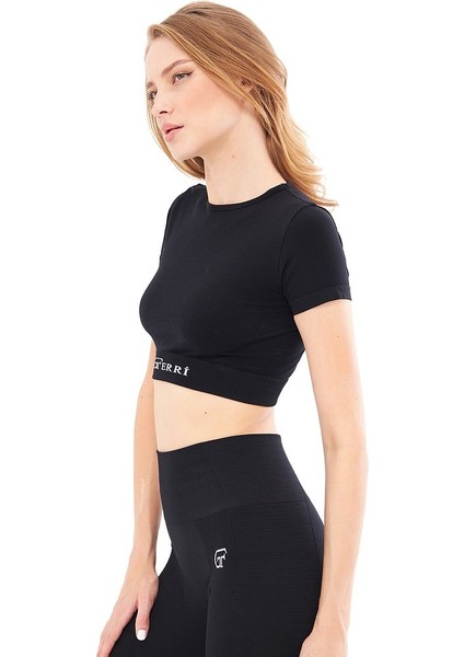 Yumuşak Dokulu, Esnek Yoga, Koşu, Spor ve Günlük Crop Top Mila modelleri