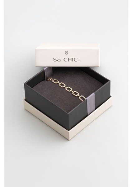 Beyaz Taşlı 18 Ayar Sarı Altın Kaplama Gümüş Zincir Bileklik indirimleri