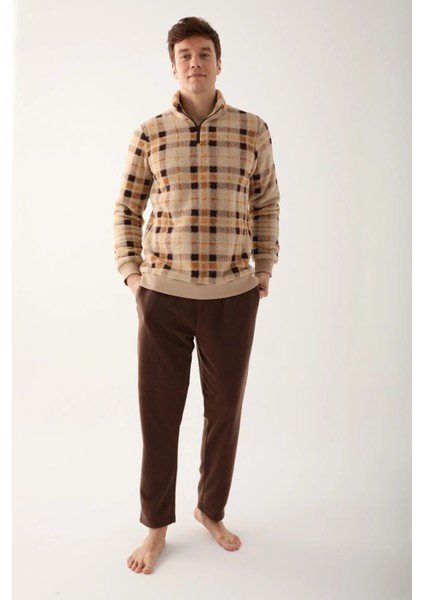 Uzun Kol Polar Erkek Pijama Takım 2754