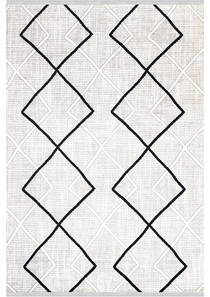 Ipek Mekik Halı Filiya 11350 Yumuşak Tuşeli Triko Akrilik ile Üretilen Modern Desenli Şık Halı