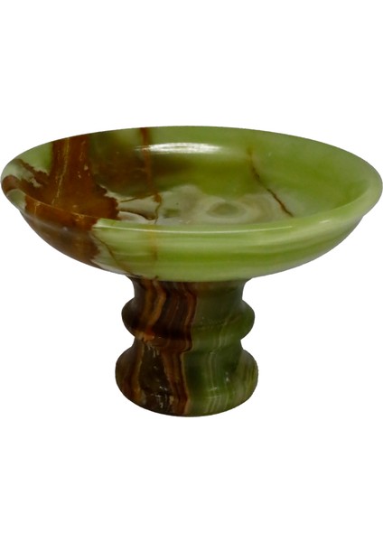 El Yapımı Dekoratif Oniks Doğal Taş Ayaklı Çanak | Şık Dekor & Özel Hediye indirimleri