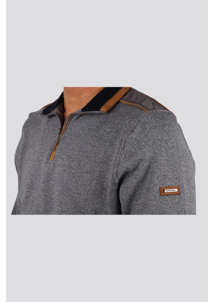 Slim Fit Muline Selanik Boğazlı Sweatshirt 209-12-24 modelleri