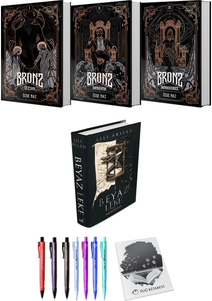 Bronz 3lü Set (Ciltli) ve Beyaz Leke (Ciltli) Aslı Arslan