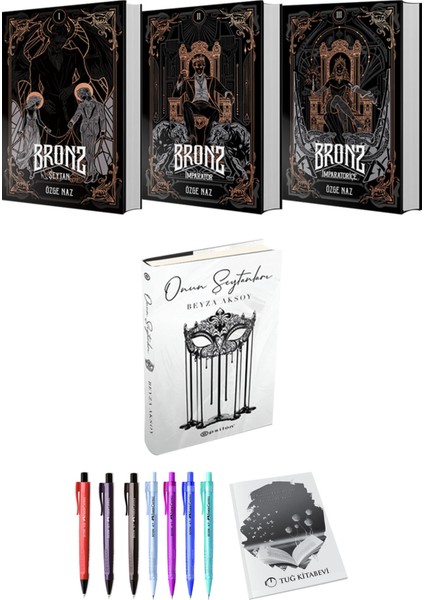 Bronz 3lü Set (Ciltli) ve Onun Şeytanları (Ciltli) Beyza Aksoy