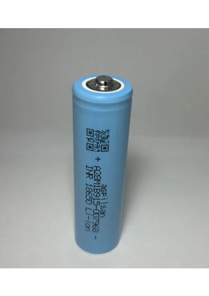 Yerli Üretim Başlı 18650 Li-Ion Pil 3.7V 2900MAH INR18650A28 Pozitif Kutup Başlıklı - 1 Adet