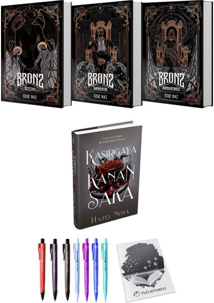 Bronz 3lü Set (Ciltli) ve Kasırgaya Kanan Saka (Ciltli) Hazel Noya