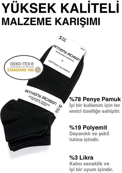 10'lu Kutu Bambu Premium Dikişsiz Bay - Sneaker Çorap modelleri