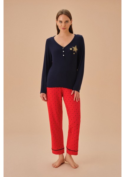 Standart Clara Pijama Takımı Dantel 2'li T09 Lounge/home Tüm Yaş Grupları Kısa Hayır Düz Regular Ör
