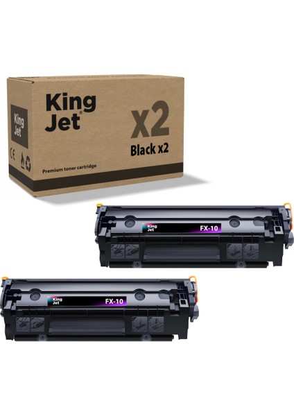 Kingjet® Fx-10 2'li Paket - Canon Uyumlu Muadil Toner